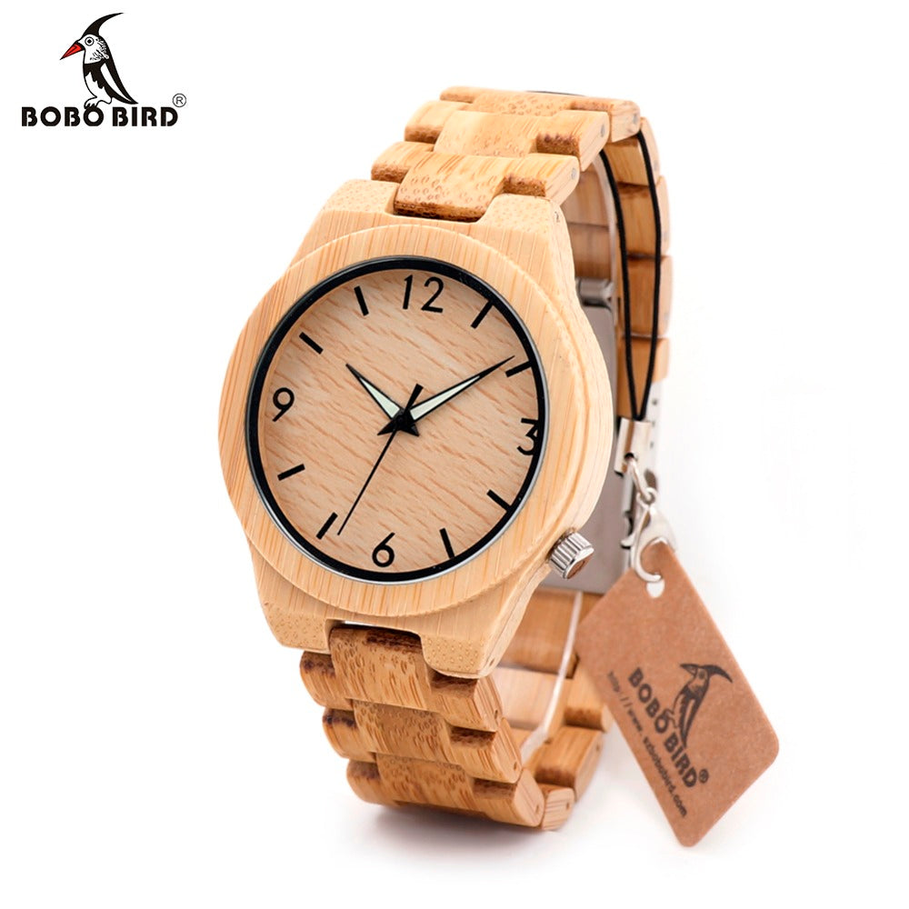 BOBOBIRD D27 Natural All Bamboo Wood