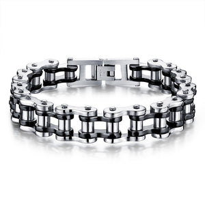 Punk Men Bracelet Biker Motorcycle Chain