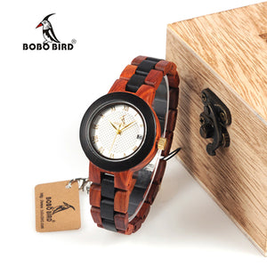 BOBO BIRD  Two-tone Wooden Watch