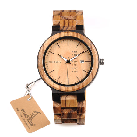 BOBO BIRD  Wood Watch for Men