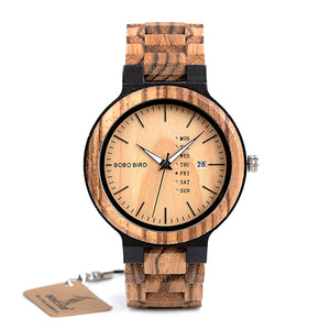 BOBO BIRD V-O26  Wood Dress Wrist Watch