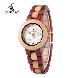 BOBO BIRD  Two-tone Wooden Watch