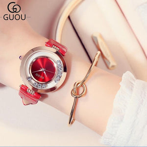 GUOU Wrist Watch Luxury Glitter