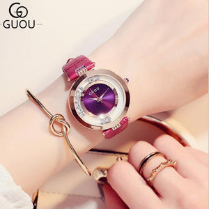 GUOU Wrist Watch Luxury Glitter